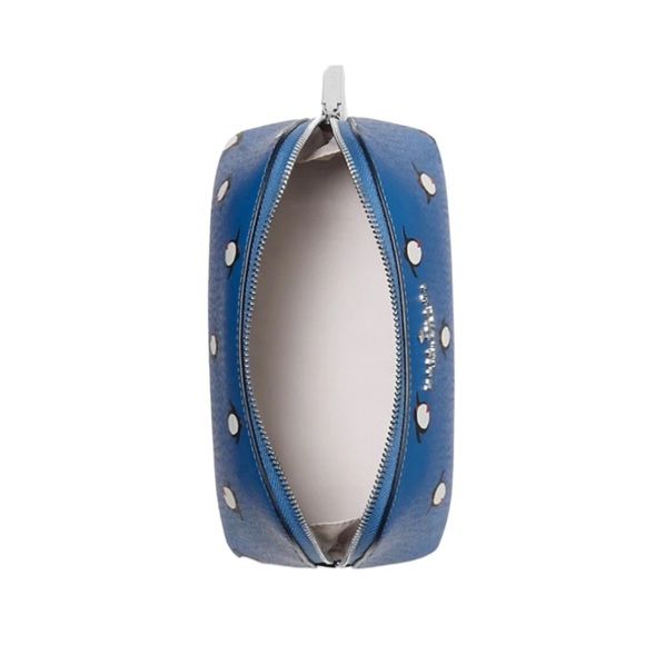 ♠️kate spade Arctic Friends Penguin Cosmetic Case, Blue Multi NWT - Picture 2 of 11